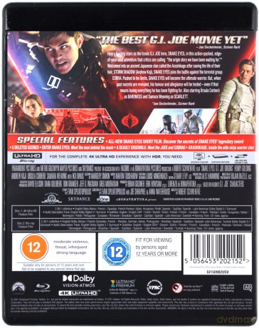 Snake Eyes: G.I. Joe Origins (Snake Eyes: Geneza G.I. Joe) [2xBlu-Ray]