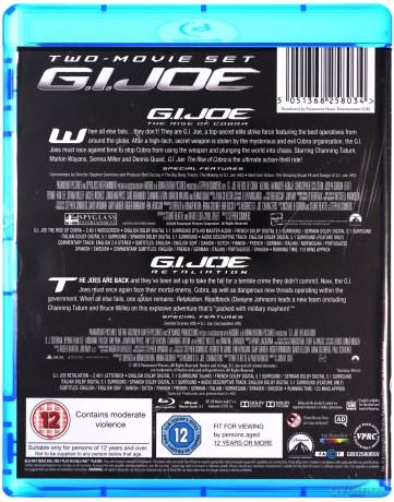 G.I. Joe: The Rise of Cobra / G.I. Joe: Retaliation (G.I. Joe: Czas Kobry / G.I. Joe: Odwet) [2xBlu-Ray]