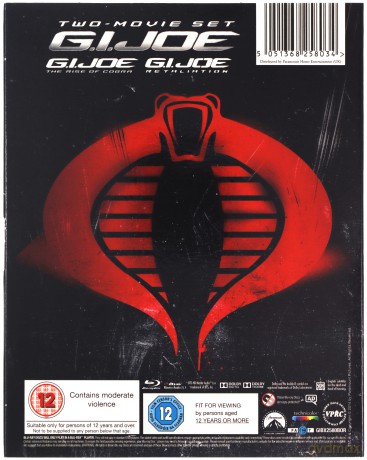 G.I. Joe: The Rise of Cobra / G.I. Joe: Retaliation (G.I. Joe: Czas Kobry / G.I. Joe: Odwet) [2xBlu-Ray]