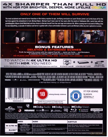 Halloween Ends (Halloween. Finał) [Blu-Ray 4K]+[Blu-Ray]