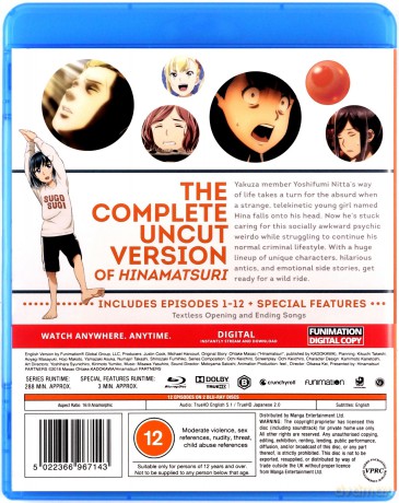 Hinamatsuri: The Complete Series [2xBlu-Ray]