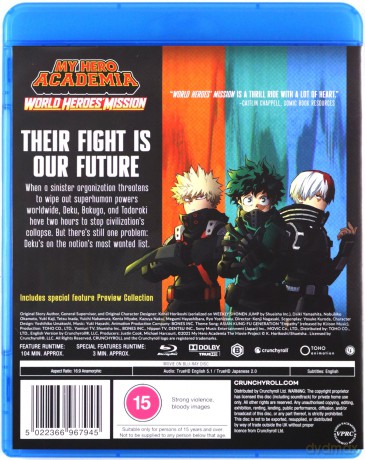 My Hero Academia: 3 Movie Collection [3xBlu-Ray]