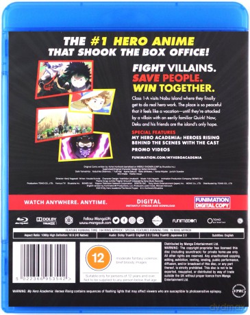 My Hero Academia: 3 Movie Collection [3xBlu-Ray]
