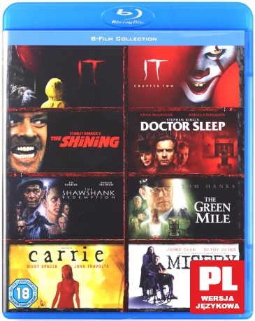 Stephen King 8-film Collection (8xblu-ray) Lektor Pl