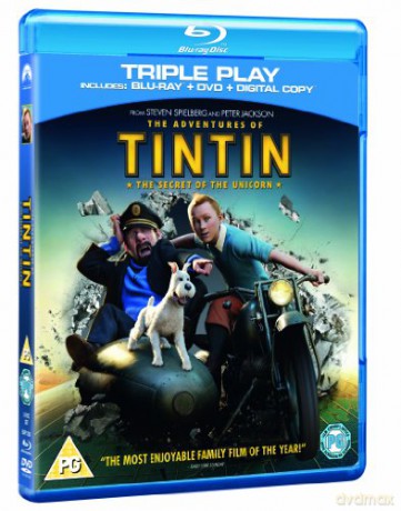 The Adventures of Tintin: The Secret of the Unicorn (Przygody Tintina) [Blu-Ray]+[DVD]