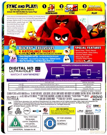 Angry Birds Film (steelbook) [Blu-Ray]