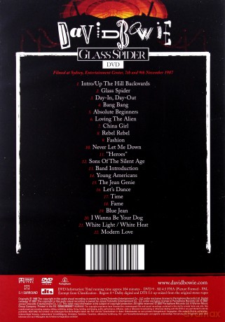 David Bowie: Glass Spider Tour [DVD]