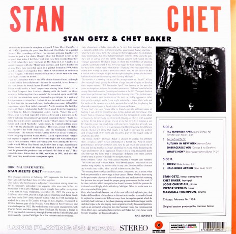 Stan Getz & Chet Baker: Stan Meets Chet (Limited Orange) [Winyl]