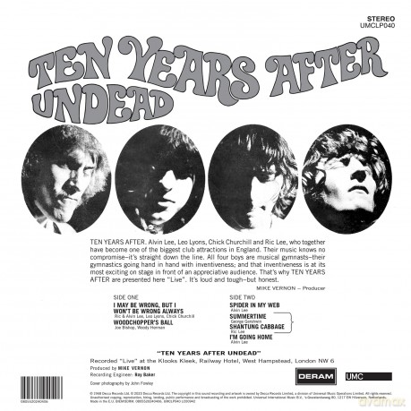 Ten Years After: Undead [Winyl]