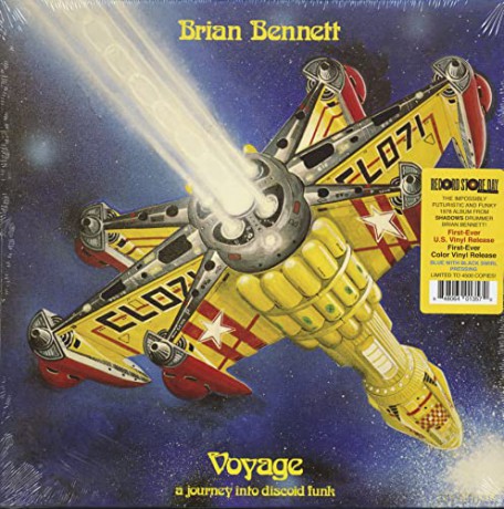 Brian Bennett: Voyage (A Journey Into Discoid Funk) (Blue/Black Swirl) (RSD 2022) [Winyl]