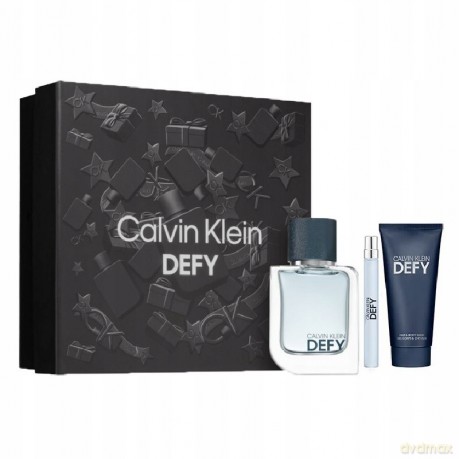 Ck Zestaw (Defy Woda toaletowa 100 ml + Hair And Body Gel 100 ml + Woda toaletowa 10 ml)