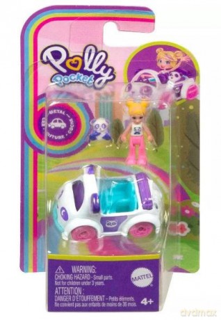 Polly Pocket Pollyville Autko Panda [FIGURKA]