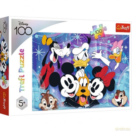 TREFL 100 el. W świecie Disneya jest wesoło [PUZZLE]