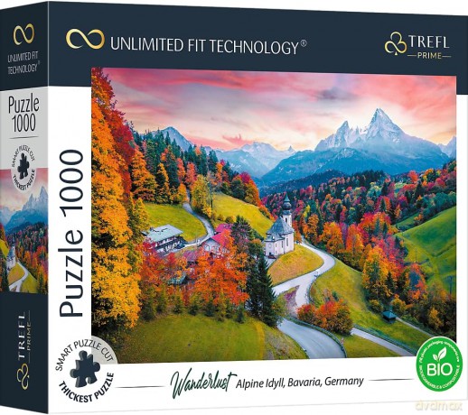TREFL 1000 el. UFT Alpy, Bawaria, Niemcy [PUZZLE]