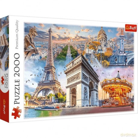 TREFL 2000 el. Weekend w Paryżu [PUZZLE]