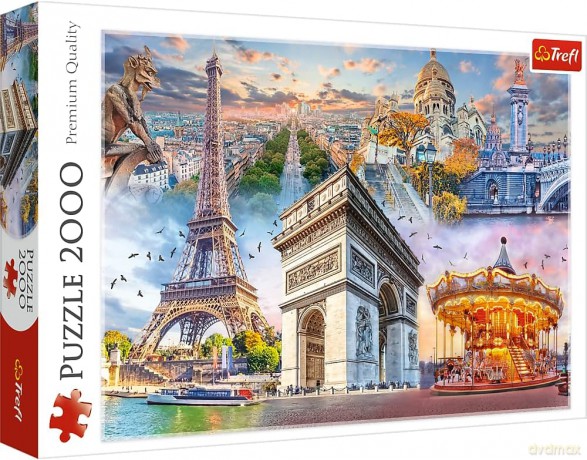TREFL 2000 el. Weekend w Paryżu [PUZZLE]