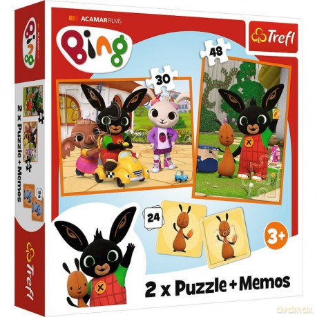 TREFL 2w1 memos Bing z przyjaciółmi [PUZZLE]