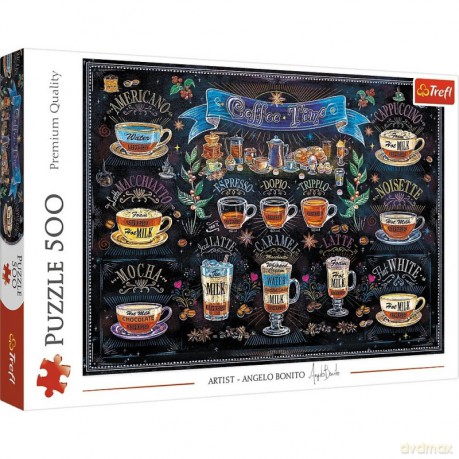 TREFL 500 el. Czas na kawę [PUZZLE]