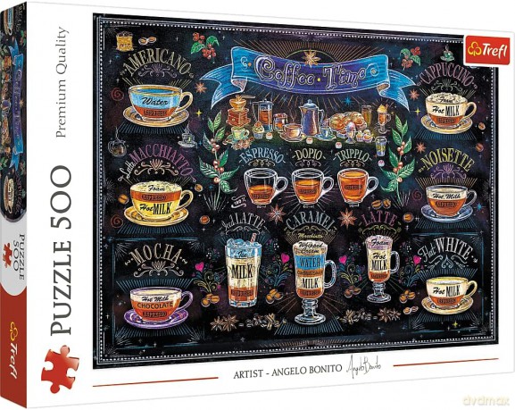 TREFL 500 el. Czas na kawę [PUZZLE]
