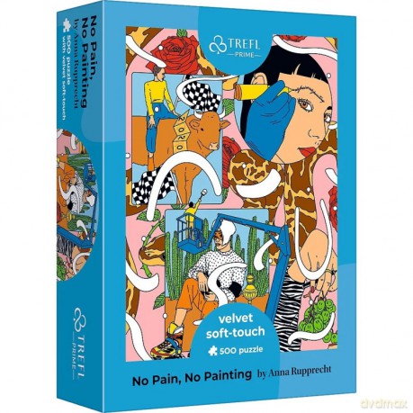 TREFL 500 el. UFT VELVET No Pain, No Painting [PUZZLE]