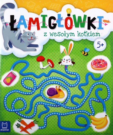 Łamigłówki z wesołym kotkiem 5+ [KSIĄŻKA]