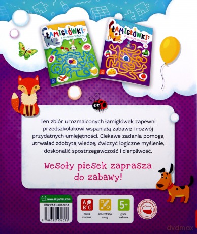 Łamigłówki z wesołym pieskiem 5+ [KSIĄŻKA]