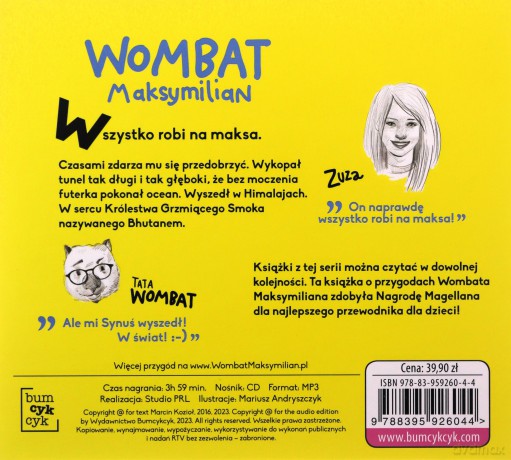 Wombat Maksymilian i Królestwo Grzmiącego Smoka - Marcin Kozioł [AUDIOBOOK]