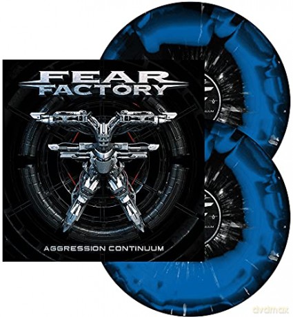 Fear Factory: Aggression Continuum (Black Blue w/White Splatter) [Winyl]