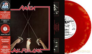 Raven: All for One-LP 30cm Rouge Marbré [Winyl]