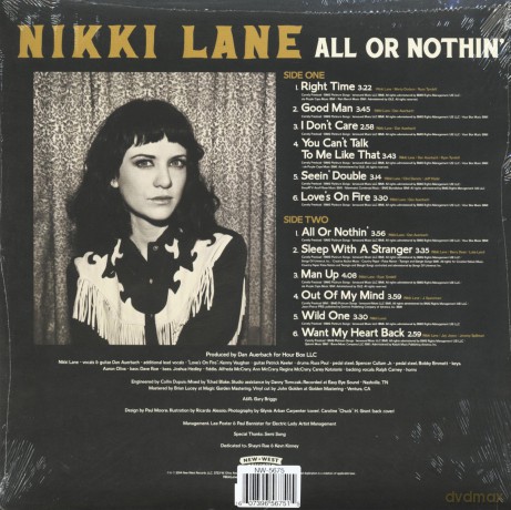 Nikki Lane: All Or Nothin/Vinyle Jaune et Argent Tourbillon [Winyl]