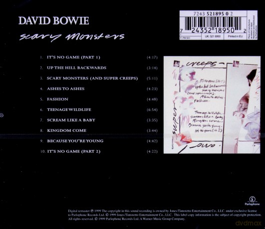 David Bowie: Scary Monsters [CD]