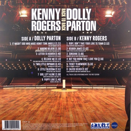Rogers,Kenny: Back to Back [Winyl]
