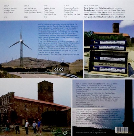 Djabe & Hackett, Steve: Back to Sardinia (Half-Speed Cut. 33 RPM) -180g [2xWinyl]