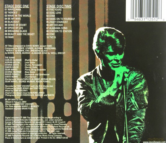 David Bowie: Stage [2CD]