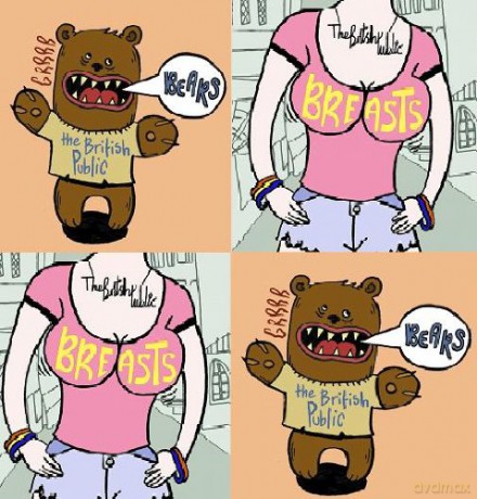 British Public: Bears/Breasts [Winyl]