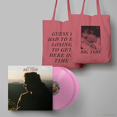 Olsen,Angel: Big Time-Bundle Pink Tote Bag & Pink [Winyl]