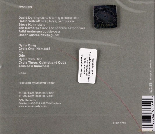 David Darling: Cycles [CD]