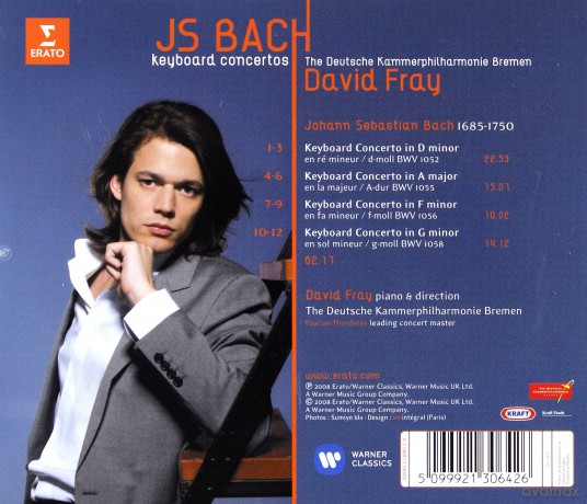 David Fray: Piano Concertos [CD]
