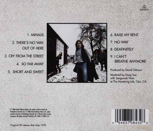 David Gilmour: David Gilmour (Remastered) [CD]