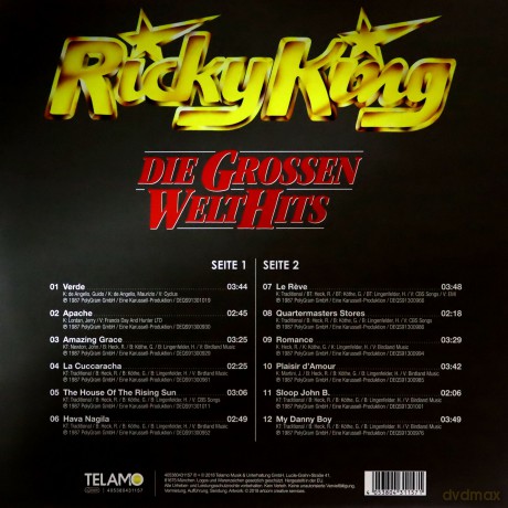 King,Ricky: Die Grossen Welthits [Winyl]