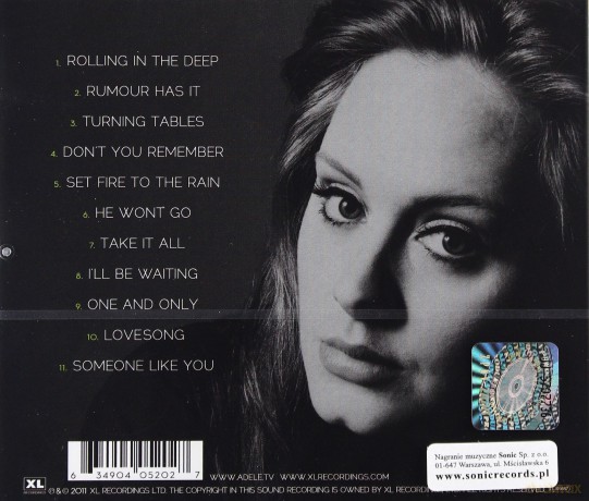 Adele: 21 [CD]