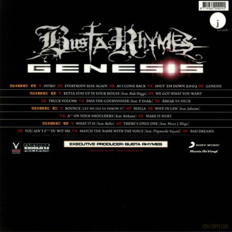 Busta Rhymes: Genesis/Vinyle Noir Audiophile [2xWinyl]