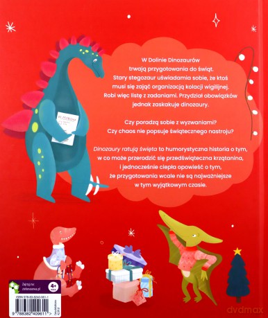 Dinozaury ratują święta - Katarzyna Pruszkowska-Sokalla [KSIĄŻKA]