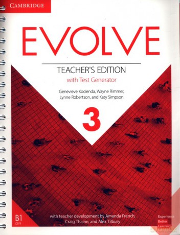 Evolve 3 Teacher's Edition with Test Generator - Genevieve Kocienda, Wayne Rimmer [KSIĄŻKA]