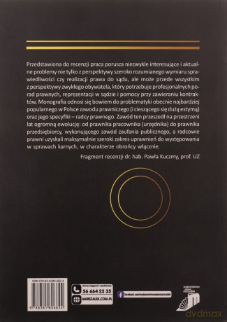 Ewolucja i specyfika zawodu radcy prawnego - Joanna Helios, Wioletta Jedlecka [KSIĄŻKA]