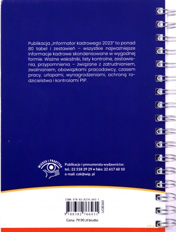 Informator kadrowego 2023 [KSIĄŻKA]
