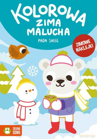 Kolorowa zima malucha Pada śnieg [KSIĄŻKA]