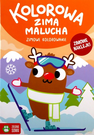 Kolorowa zima malucha Zimowe kolorowanie [KSIĄŻKA]