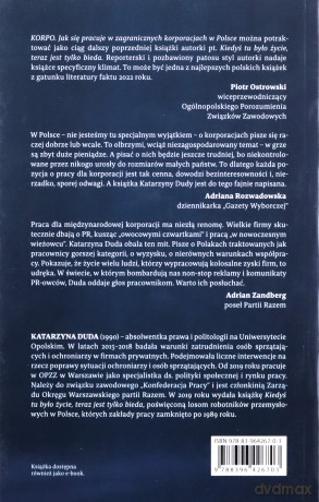 Korpo Jak się pracuje w zagranicznych korporacjach w Polsce - Katarzyna Duda [KSIĄŻKA]