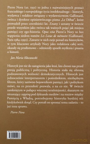 Między pamięcią a historią - Pierre Nora [KSIĄŻKA]